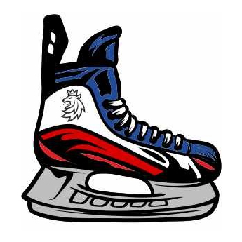 Hokejové reprezentace odznak Czech Republic lion skates