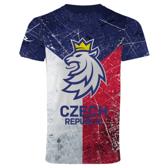 Hokejové reprezentace pánské tričko Czech Ice Hockey sub logo lion