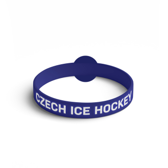Hokejové reprezentace silikonový náramek Czech Republic logo lion
