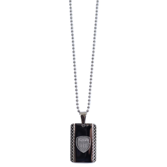 FC Arsenal řetízek na krk se psí známkou Patterned Dog Tag & Chain