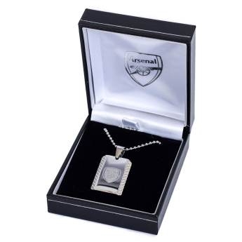 FC Arsenal řetízek na krk se psí známkou Patterned Dog Tag & Chain