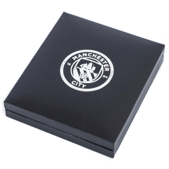 Manchester City řetízek na krk s přívěškem 18ct Gold Plated on Silver