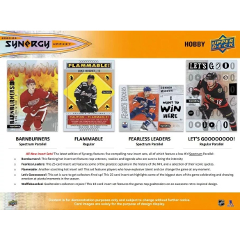 NHL boxy hokejové karty NHL 2023-24 Upper Deck Synergy Hobby Box
