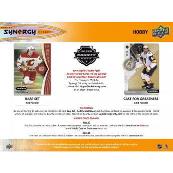 NHL boxy hokejové karty NHL 2023-24 Upper Deck Synergy Hobby Box