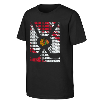 Chicago Blackhawks dětské tričko Box Ss Ctn Tee