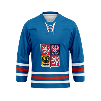 Hokejové reprezentace hokejový dres Lukáš Dostál #1 2023/2024 CCM Fandres replica - blue