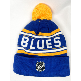 St. Louis Blues dětská zimní čepice Jacquard Cuffed Knit With Pom