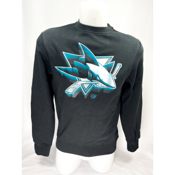 San Jose Sharks pánská mikina Chrome Graphic Crew Sweatshirt Black