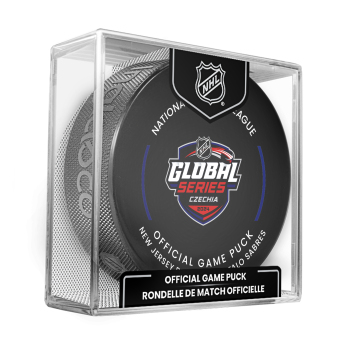 NHL produkty puk NHL Global Series 2024 Czechia Buffalo Sabres vs New Jersey Devils Official Game