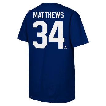 Toronto Maple Leafs dětské tričko Auston Matthews Flat Captains N&N Ctn Tee