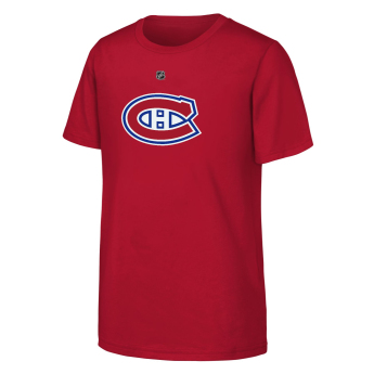 Montreal Canadiens dětské tričko Juraj Slafkovsky Montreal Canadiens Flat Name & Number Ctn Tee