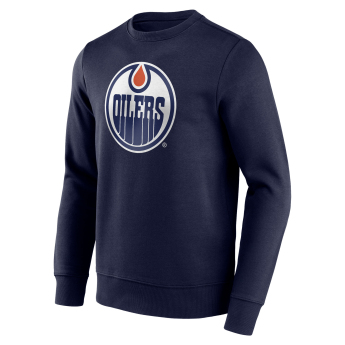Edmonton Oilers pánská mikina Primary Logo Graphic Crew Sweatshirt - VALUE