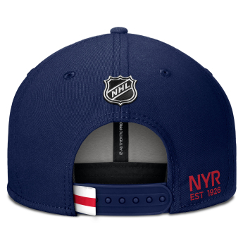 New York Rangers čepice flat kšiltovka AP Rink Prime Structured Mid Crown Adj. Squarevisor Snapback