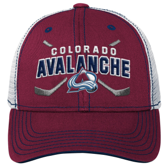 Colorado Avalanche dětská čepice baseballová kšiltovka Lockup Meshback Adjustable