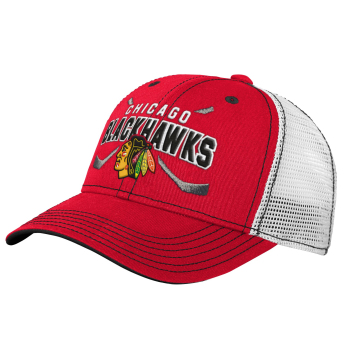 Chicago Blackhawks dětská čepice baseballová kšiltovka Lockup Meshback Adjustable