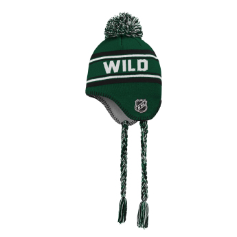 Minnesota Wild dětská zimní čepice Jacquard Tassel Knit With Pom