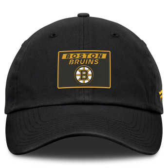 Boston Bruins čepice baseballová kšiltovka AP Rink Prime Unstructured Adj. Snapbuckle