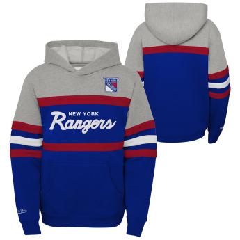 New York Rangers dětská mikina s kapucí Head Coach Hoody