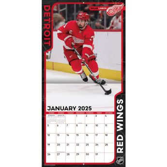 Detroit Red Wings kalendář 2025 Wall Calendar