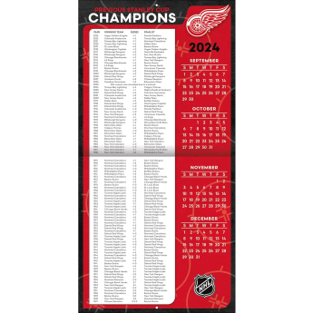 Detroit Red Wings kalendář 2025 Wall Calendar