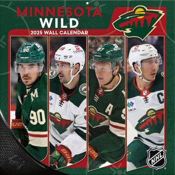 Minnesota Wild kalendář 2025 Wall Calendar
