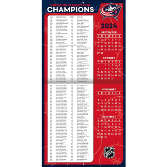 Columbus Blue Jackets kalendář 2025 Wall Calendar