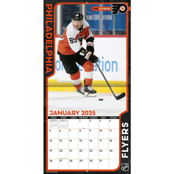 Philadelphia Flyers kalendář 2025 Wall Calendar