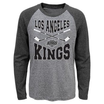 Los Angeles Kings dětské tričko s dlouhým rukávem Cross Stick Ls Triblend Raglan