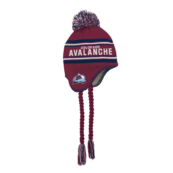 Colorado Avalanche dětská zimní čepice Jacquard Tassel Knit With Pom