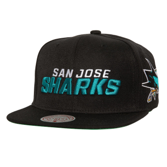 San Jose Sharks čepice flat kšiltovka NHL Triple Play Snapback