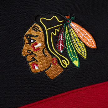 Chicago Blackhawks pánská mikina s kapucí Head Coach Hoodie Current Logo black