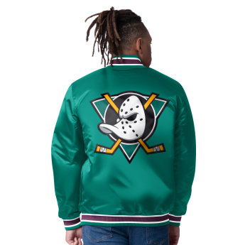 Anaheim Ducks pánská bunda The CLOSER Reversible Varsity Satin