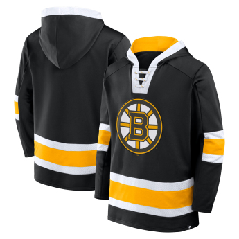 Boston Bruins pánská mikina s kapucí Mens Laced Hockey