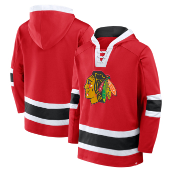 Chicago Blackhawks pánská mikina s kapucí Mens Laced Hockey