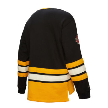 Boston Bruins pánská mikina Heritage Lace-Up Crew Vintage Logo