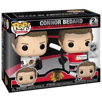 Chicago Blackhawks figurka POP! Connor Bedard #98 Funko Fanatics Exclusive Two-Pack