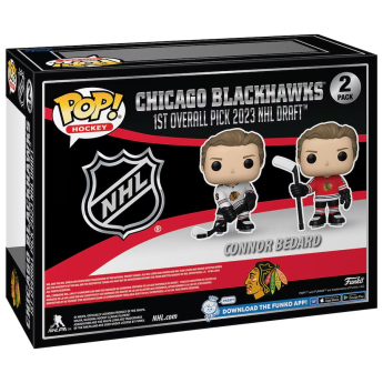Chicago Blackhawks figurka POP! Connor Bedard #98 Funko Fanatics Exclusive Two-Pack