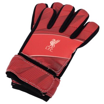 FC Liverpool dětské brankářské rukavice Fuse Goalkeeper Gloves Yths 79-86mm palm width