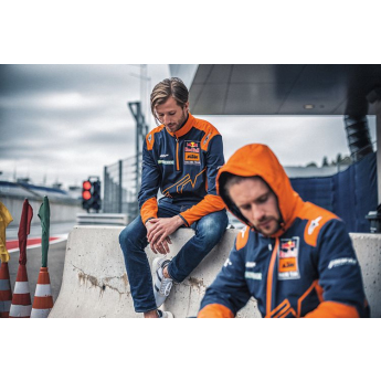 Red Bull KTM pánská bunda s kapucí official Teamline Replica 2023