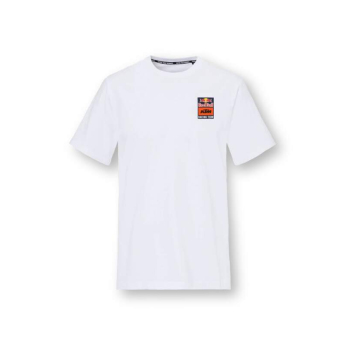 Red Bull KTM pánské tričko logo print white