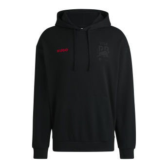 Visa Cash App RB pánská mikina s kapucí Hugo small logo black F1 team 2024