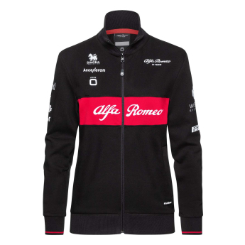 Alfa Romeo Racing dámská mikina official zip black F1 Team 2023