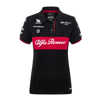 Alfa Romeo Racing dámské polo tričko official black F1 Team 2023