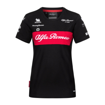 Alfa Romeo Racing dámské tričko official black F1 Team 2023