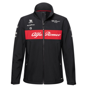 Alfa Romeo Racing pánská bunda softshell official black F1 Team 2023