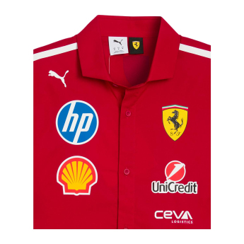 Ferrari pánská košile official Teamline Replica F1 Team 2025
