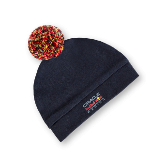 Red Bull Racing dětská zimní čepice pompom navy 2-3 years