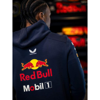 Red Bull Racing pánská mikina s kapucí official Teamline Replica navy F1 Team 2025