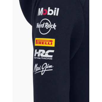Red Bull Racing dětská mikina s kapucí official Teamline Replica zip navy F1 Team 2025
