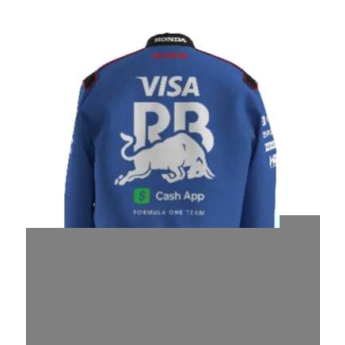Visa Cash App RB pánská bunda softshell blue F1 Team 2025